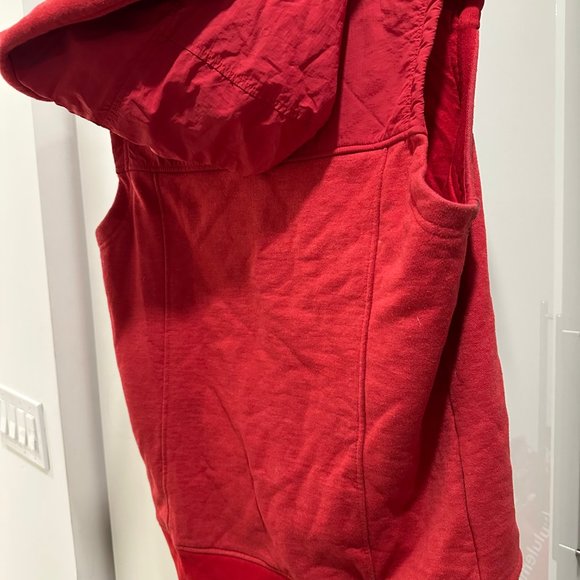 Burton DryRide Hooded Zip Up Starr Red Vest Women's Size XL - Picture 3 of 5